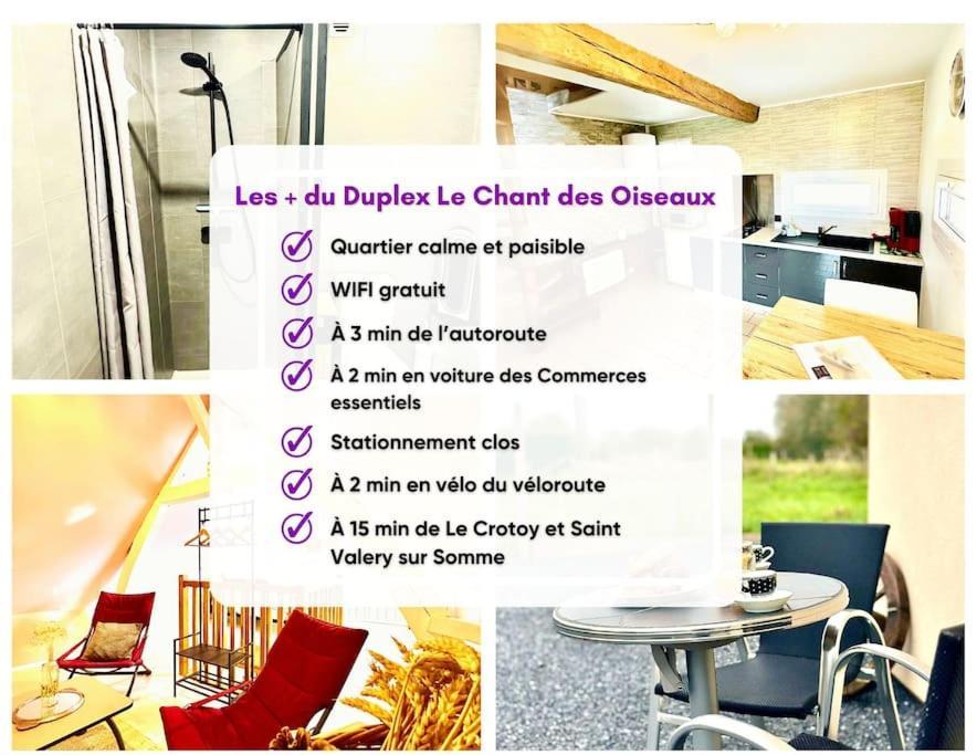 Duplex Le Chant Des Oiseaux Abbeville Esterno foto